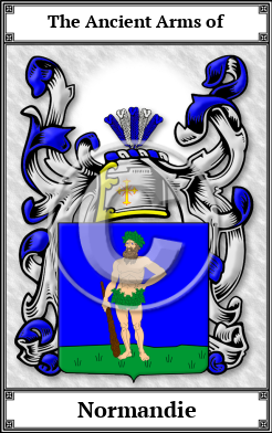 Normandie Family Crest Download (JPG)  Book Plated - 150 DPI