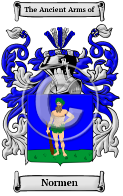 Normen Family Crest/Coat of Arms