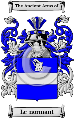 Le-normant Family Crest Download (JPG) Heritage Series - 300 DPI