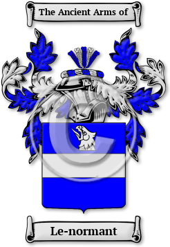 Le-normant Family Crest Download (jpg) Legacy Series - 150 DPI
