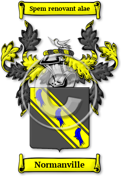 Normanville Family Crest Download (jpg) Legacy Series - 150 DPI