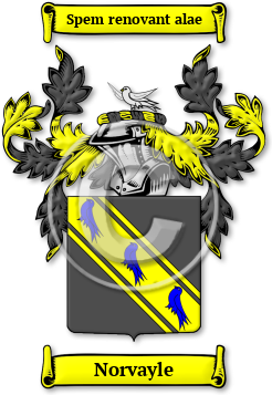 Norvayle Family Crest Download (jpg) Legacy Series - 150 DPI