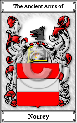 Norrey Family Crest Download (JPG)  Book Plated - 150 DPI