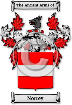 Norrey Family Crest Download (jpg) Legacy Series - 150 DPI