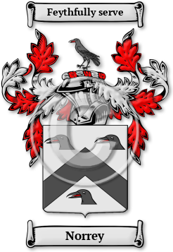 Norrey Family Crest Download (jpg) Legacy Series - 150 DPI
