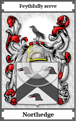 Northedge Family Crest Download (JPG)  Book Plated - 150 DPI