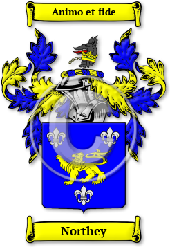 Northey Family Crest Download (jpg) Legacy Series - 150 DPI