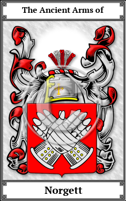 Norgett Family Crest Download (JPG) Book Plated - 600 DPI