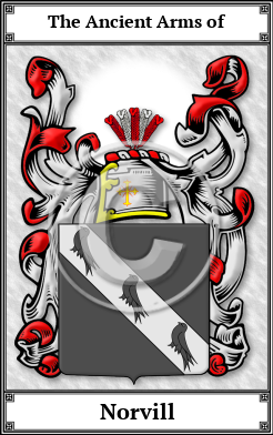 Norvill Family Crest Download (JPG)  Book Plated - 150 DPI