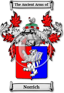 Norrich Family Crest Download (jpg) Legacy Series - 150 DPI