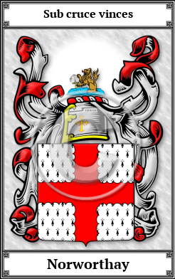 Norworthay Family Crest Download (JPG) Book Plated - 600 DPI