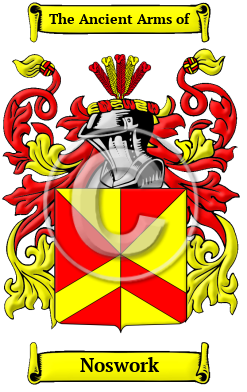 Noswork Family Crest/Coat of Arms