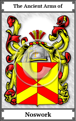 Noswork Family Crest Download (JPG)  Book Plated - 150 DPI