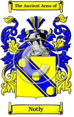 Notly Family Crest/Coat of Arms