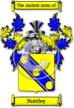 Nottley Family Crest Download (jpg) Legacy Series - 150 DPI