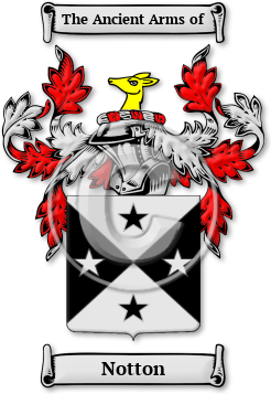 Notton Family Crest Download (jpg) Legacy Series - 150 DPI