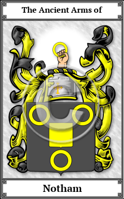 Notham Family Crest Download (JPG)  Book Plated - 150 DPI