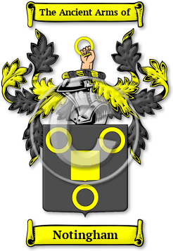 Notingham Family Crest Download (jpg) Legacy Series - 150 DPI