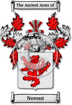 Novent Family Crest Download (jpg) Legacy Series - 150 DPI