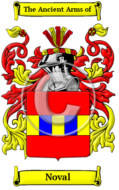 Noval Family Crest Download (JPG) Heritage Series - 600 DPI