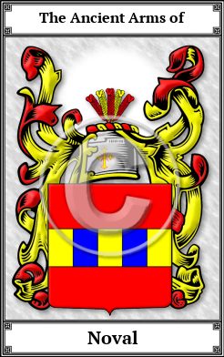 Noval Family Crest Download (JPG)  Book Plated - 150 DPI