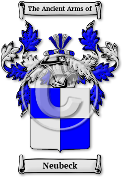 Neubeck Family Crest Download (JPG) Legacy Series - 600 DPI