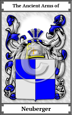 Neuberger Family Crest Download (JPG) Book Plated - 600 DPI