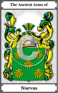 Nuevas Family Crest Download (JPG)  Book Plated - 150 DPI