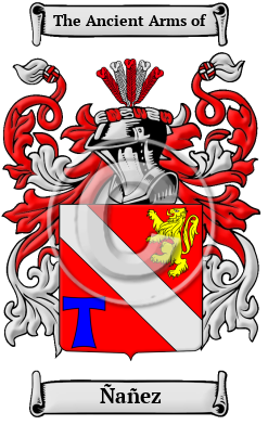 Ñañez Family Crest Download (JPG) Heritage Series - 300 DPI
