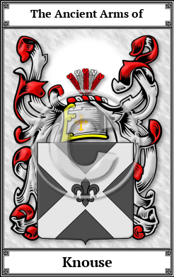 Knouse Family Crest Download (JPG)  Book Plated - 150 DPI