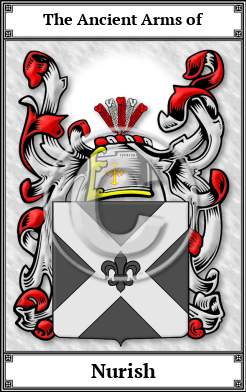 Nurish Family Crest Download (JPG)  Book Plated - 150 DPI