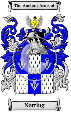 Notting Family Crest Download (JPG) Heritage Series - 600 DPI