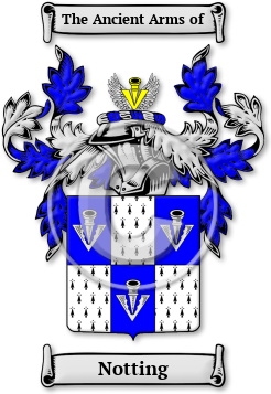 Notting Family Crest Download (jpg) Legacy Series - 150 DPI
