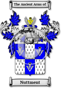 Nuttment Family Crest Download (jpg) Legacy Series - 150 DPI