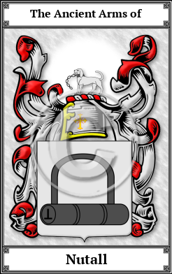 Nutall Family Crest Download (JPG) Book Plated - 600 DPI