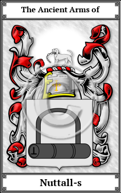 Nuttall-s Family Crest Download (JPG) Book Plated - 600 DPI