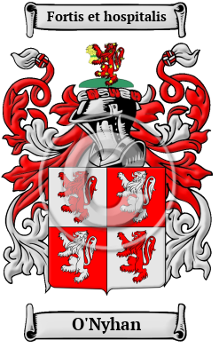 O'Nyhan Family Crest/Coat of Arms