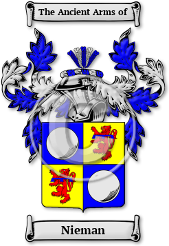 Nieman Family Crest Download (jpg) Legacy Series - 150 DPI