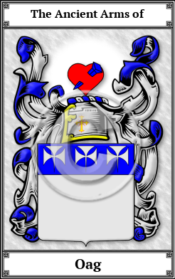 Oag Family Crest Download (JPG) Book Plated - 600 DPI