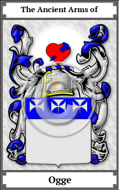 Ogge Family Crest Download (JPG)  Book Plated - 150 DPI