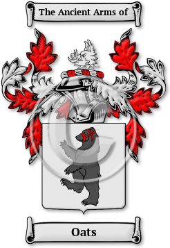 Oats Family Crest Download (jpg) Legacy Series - 150 DPI