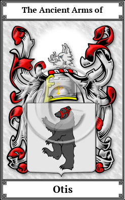 Otis Family Crest Download (JPG) Book Plated - 600 DPI