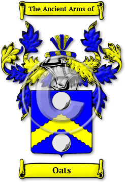 Oats Family Crest Download (jpg) Legacy Series - 150 DPI