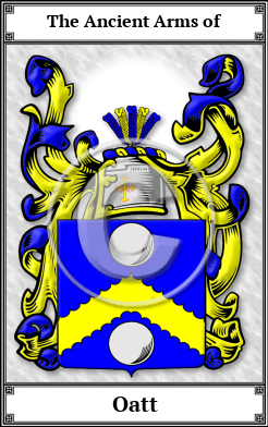 Oatt Family Crest Download (JPG)  Book Plated - 150 DPI
