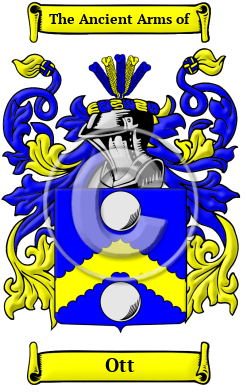 Ott Family Crest Download (JPG) Heritage Series - 600 DPI