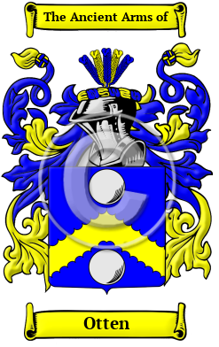 Otten Family Crest Download (JPG) Heritage Series - 600 DPI