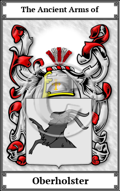 Oberholster Family Crest Download (JPG)  Book Plated - 150 DPI