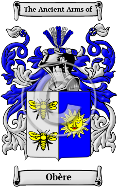 Obère Family Crest Download (JPG) Heritage Series - 300 DPI