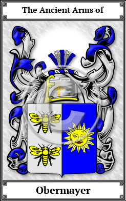 Obermayer Family Crest Download (JPG)  Book Plated - 150 DPI