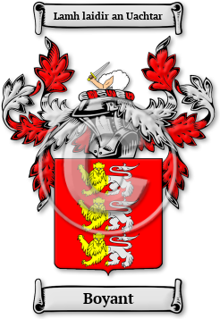 Boyant Family Crest Download (jpg) Legacy Series - 150 DPI